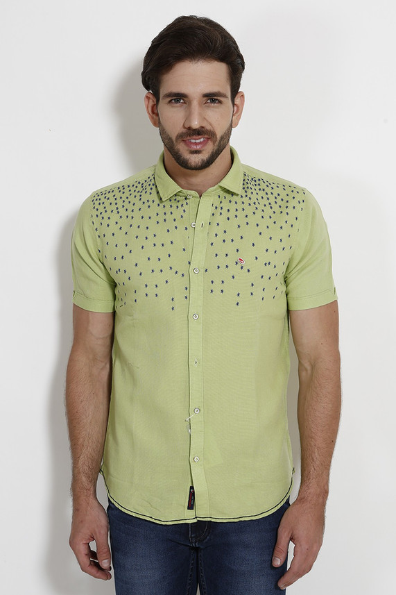 SIN Men Solid Casual Green Shirt - Buy 