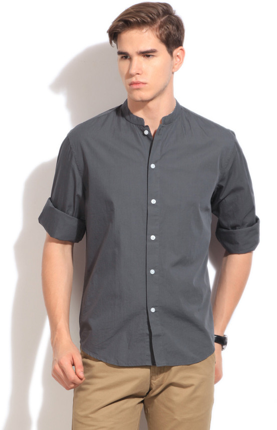 cement colour jeans pant matching shirt