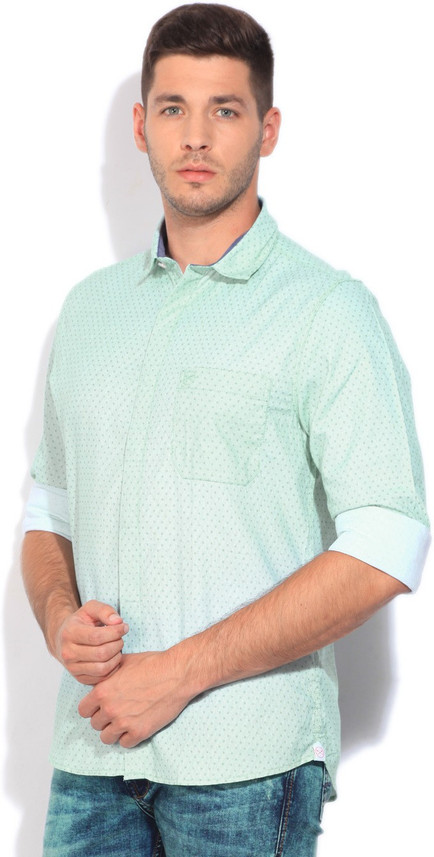 Scullers Men Casual Shirt - Buy GREEN 