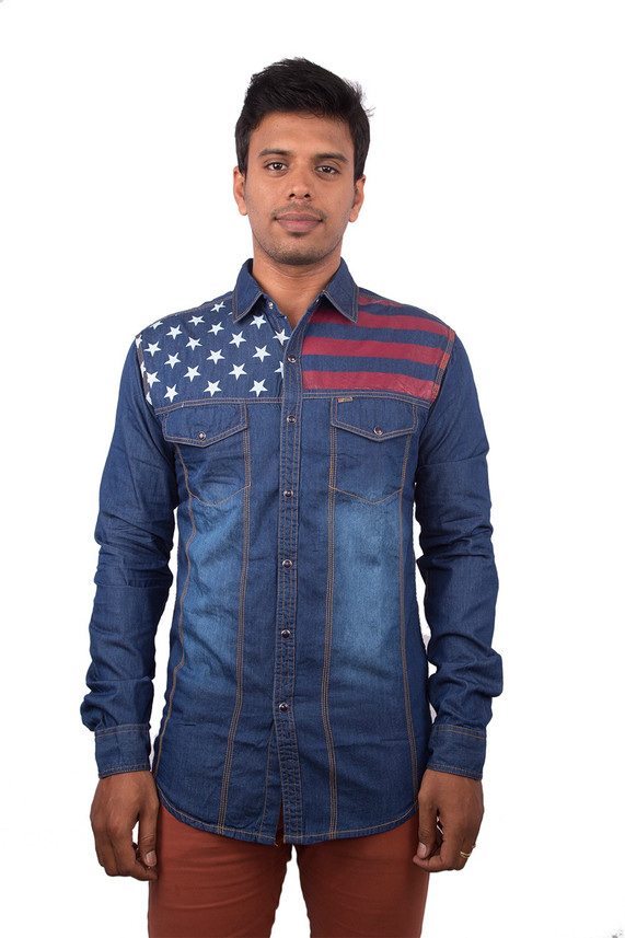 Cool Khakis Men Self Design Casual Red 