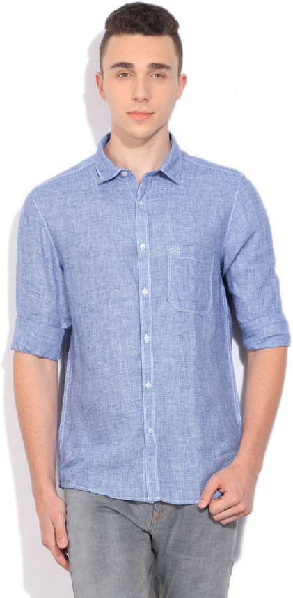 Scullers Men Casual Shirt - Buy BLUE 