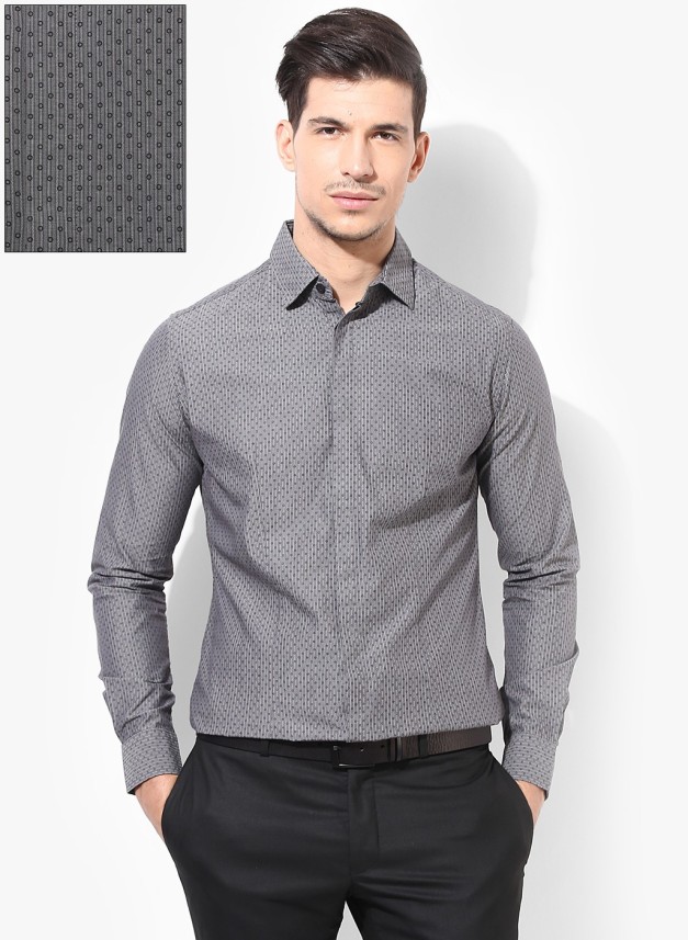 dark grey shirt outfit mens