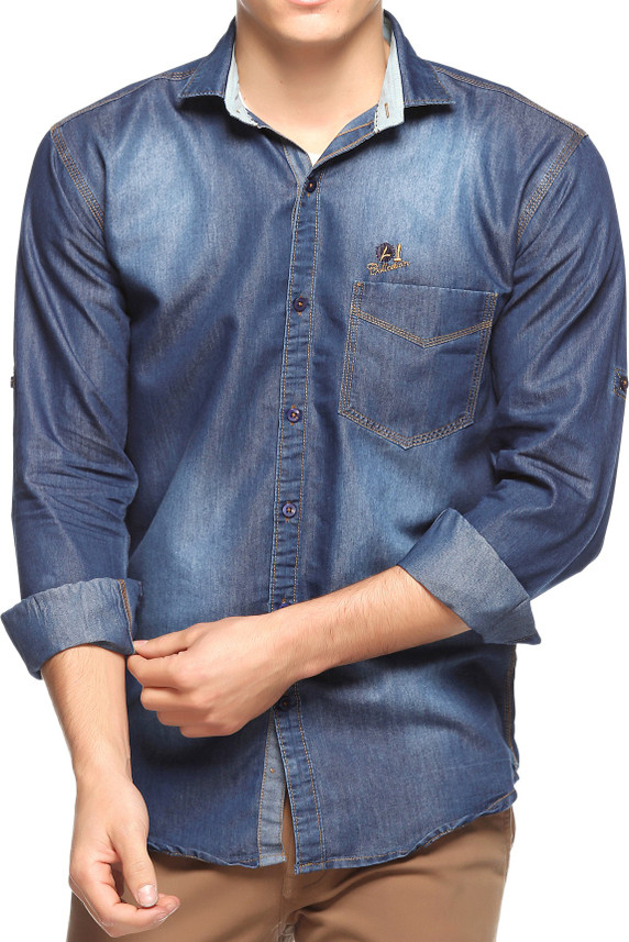 denim shirts on flipkart