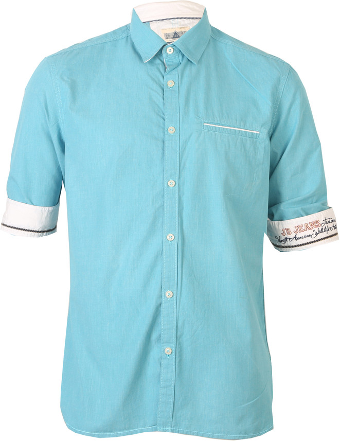 Jackalberry Men Solid Casual Light 