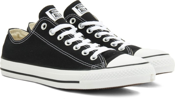 converse black sneakers flipkart