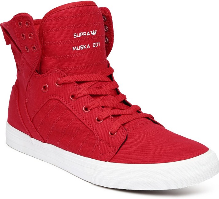 Supra Sneakers For Men - Buy Red Color 