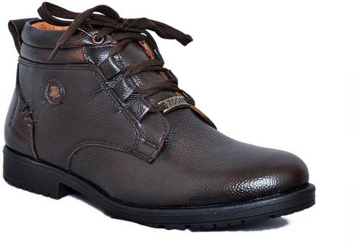 ZOOM Zoom Branded Men's Pure Leather Casual Shoes D-3571-Brown-8 Lace Up For Men - Buy Brown Color ZOOM Branded Men's Pure Leather Casual Shoes Lace Up Men Online at