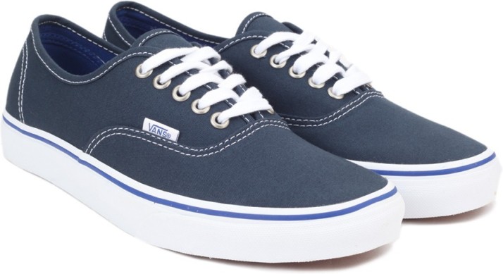 vans authentic navy blue sneakers
