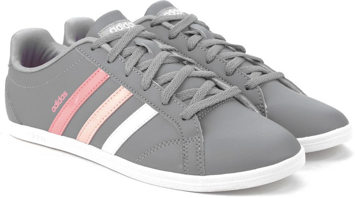ADIDAS NEO CONEO QT Sneakers For Women - Buy GREY/RAYPNK/FTWWHT Color ADIDAS  NEO CONEO QT Sneakers For Women Online at Best Price - Shop Online for  Footwears in India | Flipkart.com