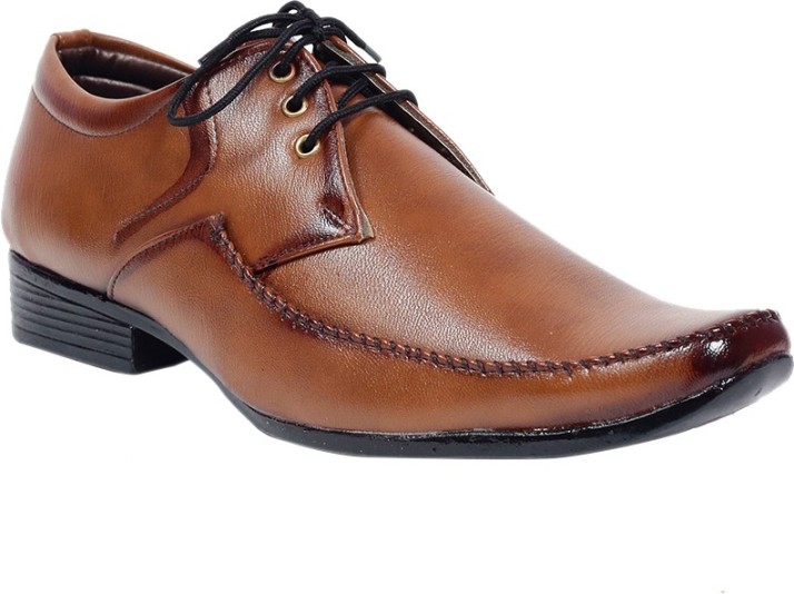 tan formal shoes flipkart