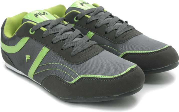 fila neon green sneakers