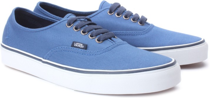 vans blue canvas shoes