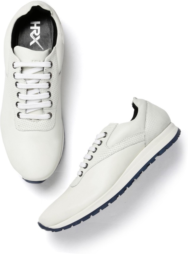 white hrx sneakers
