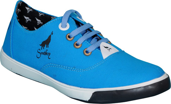 blue stylish shoes