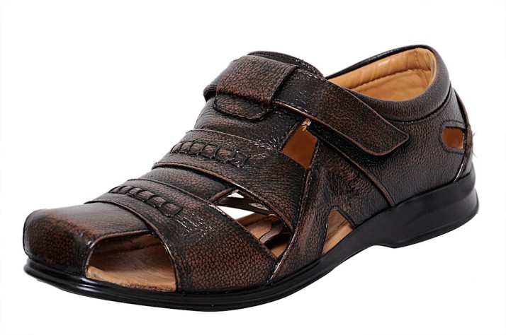 pure leather sandals for mens