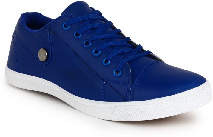 blue casual shoes