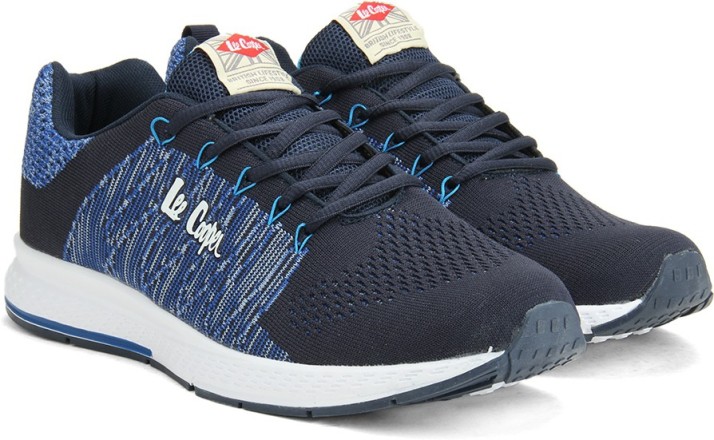 lee cooper navy blue running shoes