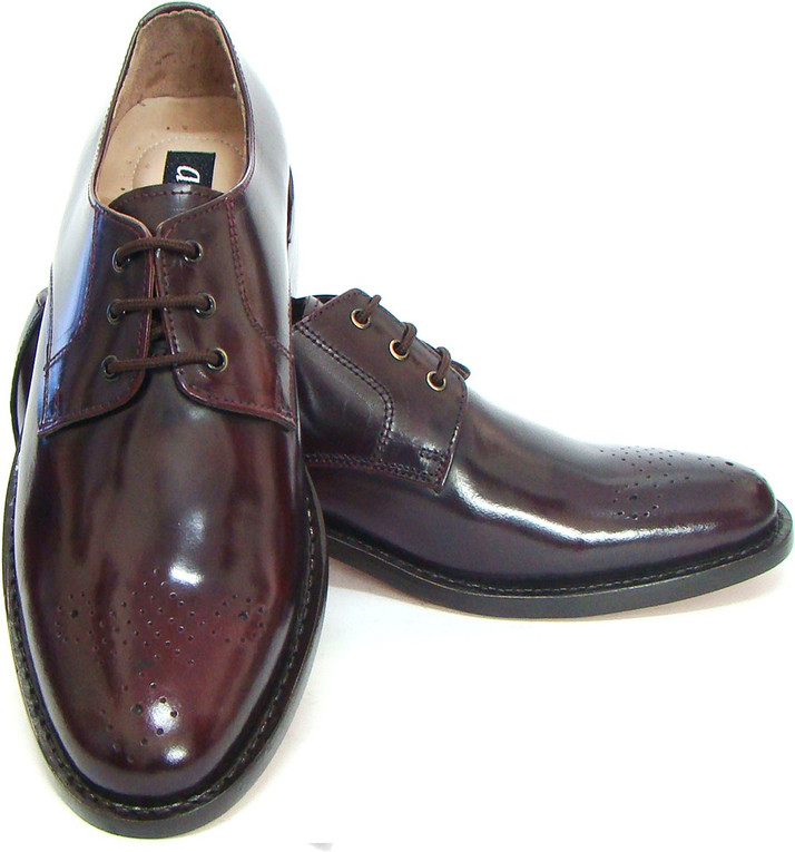 burgundy color shoe