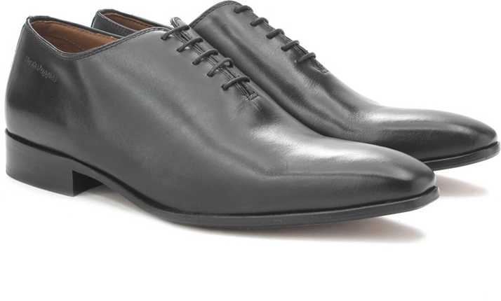 Hush Puppies By Bata One Piece Lace Up Shoes For Men Buy Black Color Hush Puppies By Bata One Piece Lace Up Shoes For Men Online At Best Price Shop