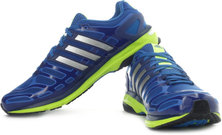 adidas sonic boost blue running shoes