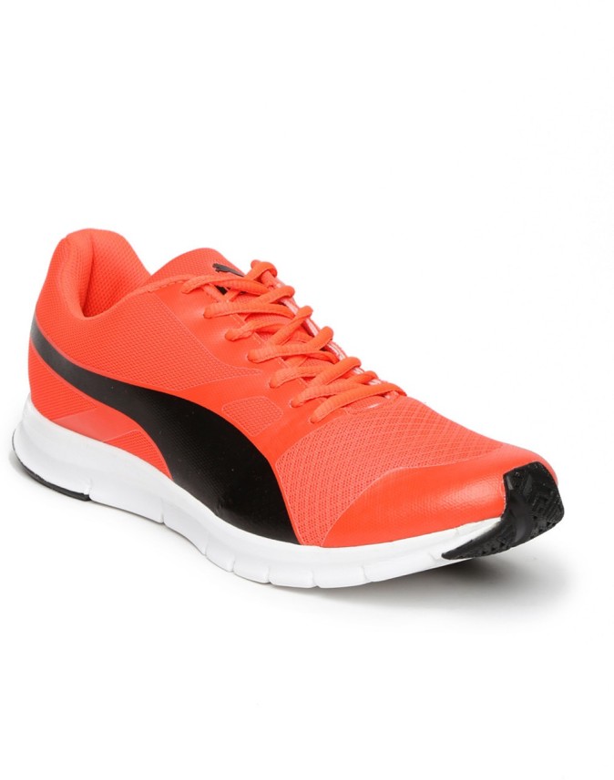 puma men red flexracer idp running shoes