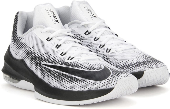 nike air max infuriate low basketball shoes for men buy white  black wolf grey  blanc  gris loup  noir color nike air max infuriate low basketball sho