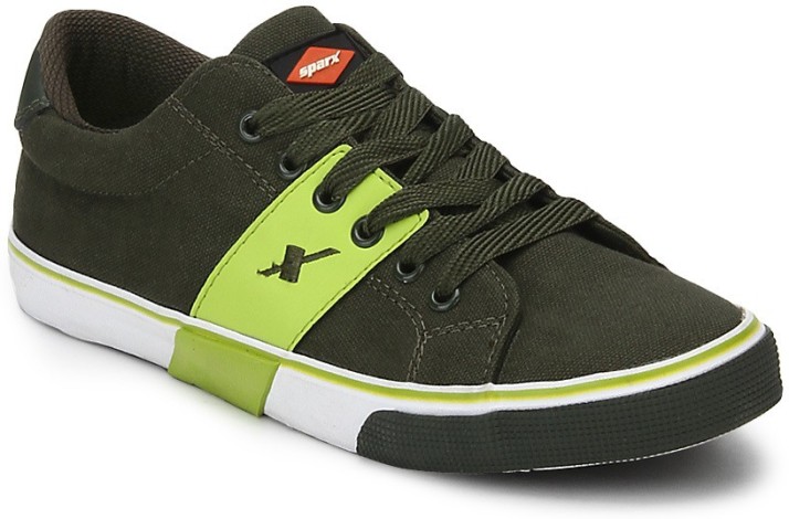Sparx Canvas Shoes For Men - Buy Green 