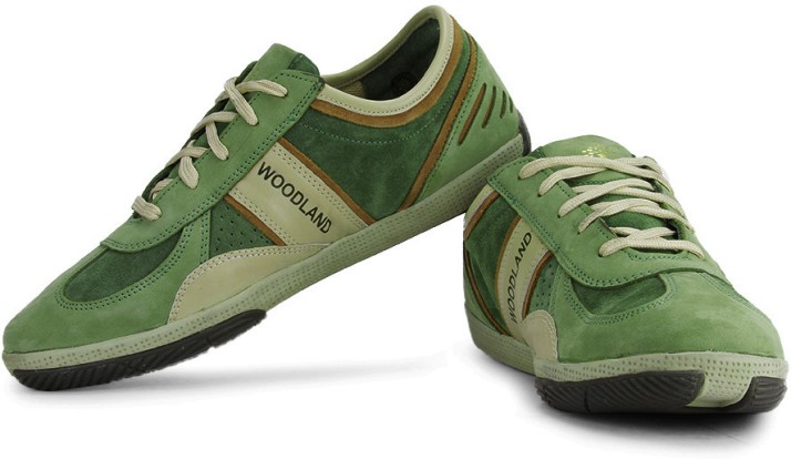 woodland shoes green color