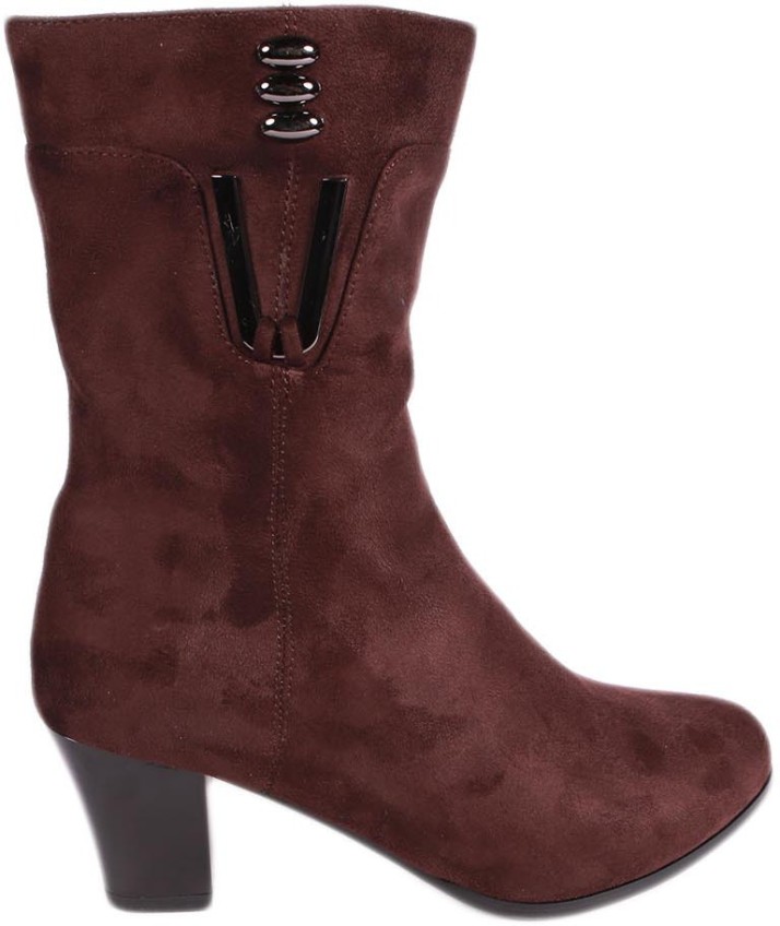 coffee color boots