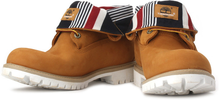 TIMBERLAND Roll Top Fabric/Fabric Boots For Men - Buy Brown Color TIMBERLAND  Roll Top Fabric/Fabric Boots For Men Online at Best Price - Shop Online for  Footwears in India | Flipkart.com
