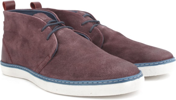 burgundy levi shoes