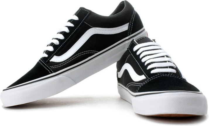 old skool canvas shoes