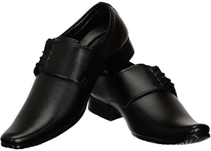 Flipkart men's black formal shoes clearance