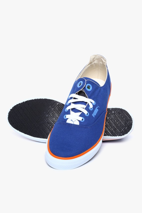 Dp Limoges-Marina Blue-Orange Sneakers 