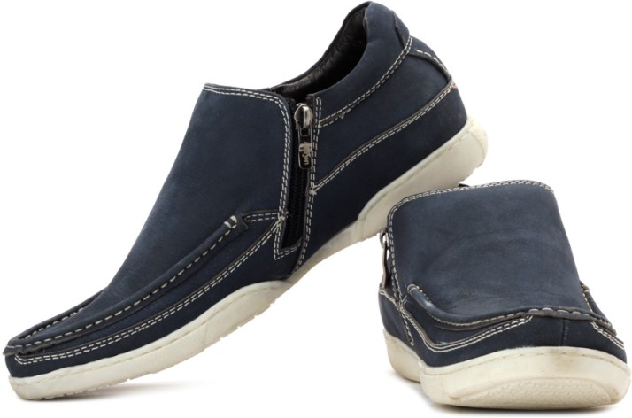 lee cooper loafers blue