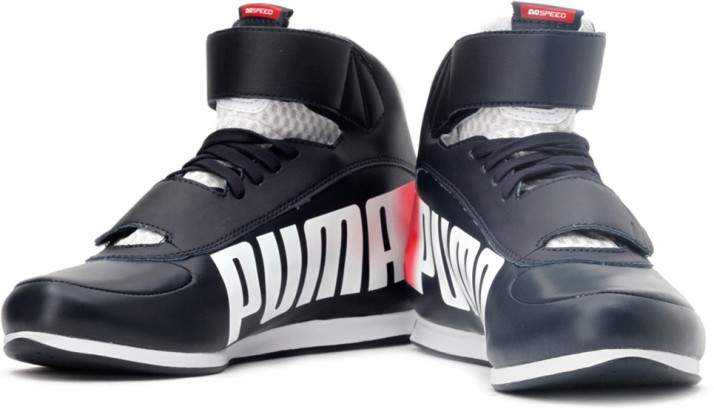 puma bmw mid ankle sneakers
