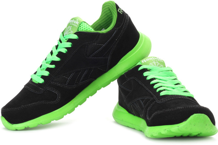 dark green reebok classics