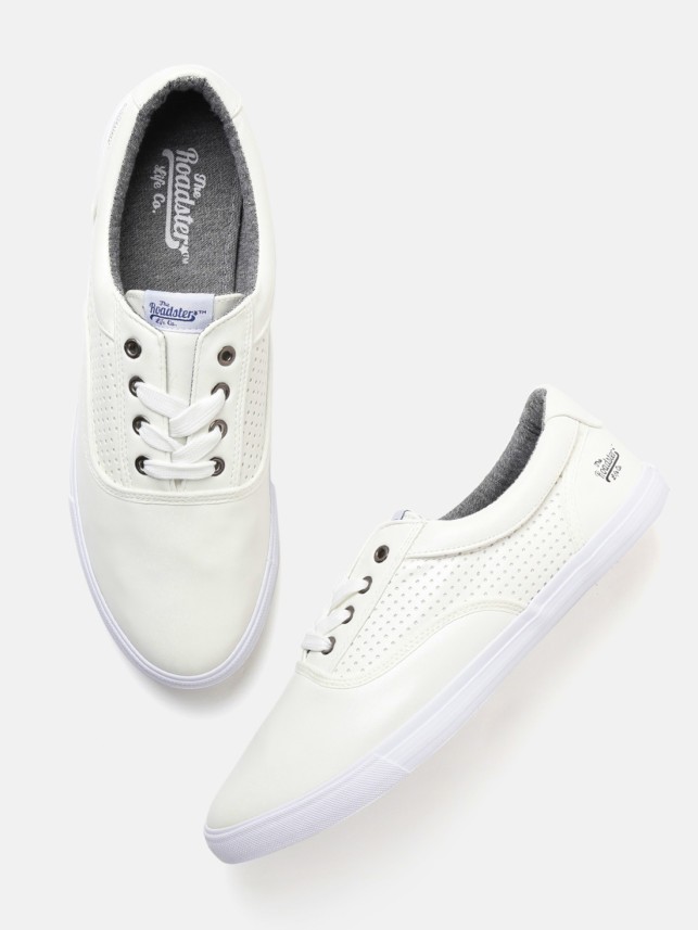 ROADSTER Sneakers For Men - Buy White 