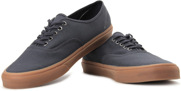 vans authentic dark grey