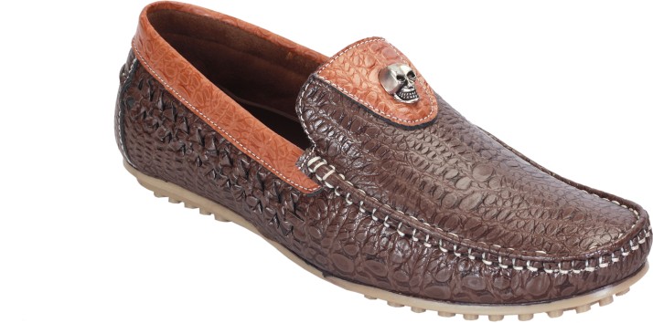 Binutop Loafers For Men - Buy Brown 