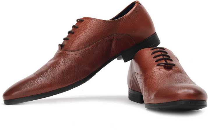 Louis Philippe Genuine Leather Lace Up Shoes For Men Buy Tan Color Louis Philippe Genuine Leather Lace Up Shoes For Men Online At Best Price Shop Online For Footwears In