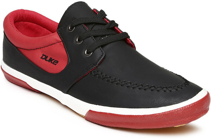 duke sneakers black casual shoes