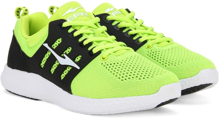 lime color sneakers