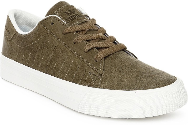 Green Color Supra Casual Shoes For Men 