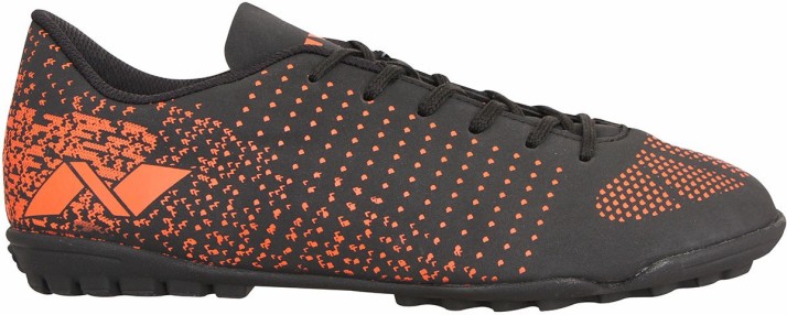 nivia aviator football shoes black orange