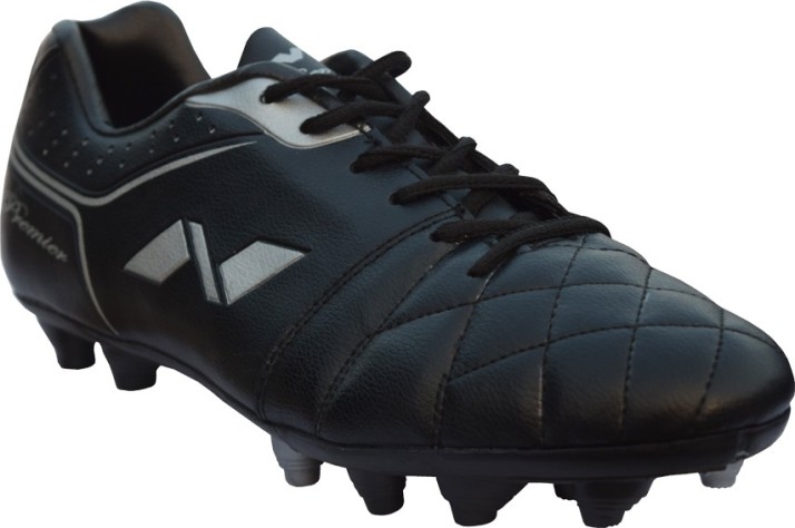 nivia football shoes black