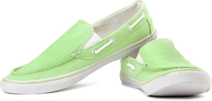 light green loafers