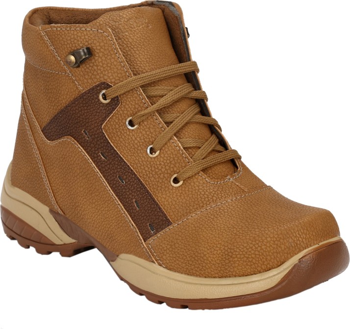 wood sole boots mens