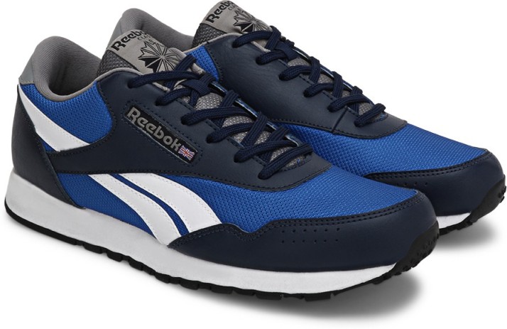 reebok classic navy blue