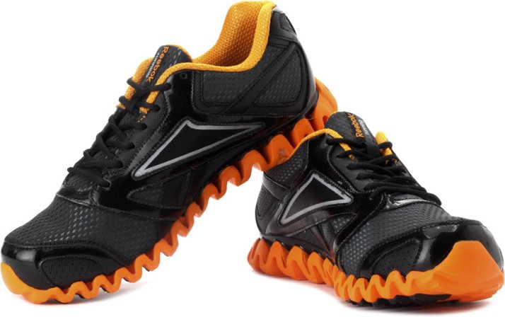 reebok black orange shoes